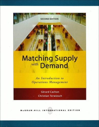 Matching supply with demand - matching,