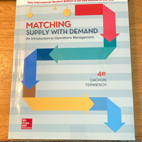 Matching supply with - matching, demand