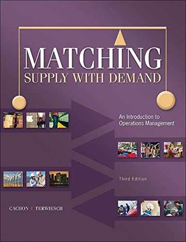 Matching supply with - supply,